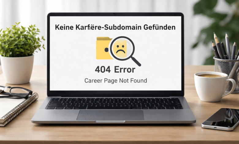 Keine Karriere-Subdomain Gefunden