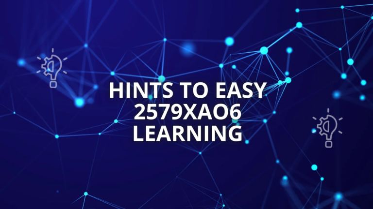 is 2579xao6 easy to learn